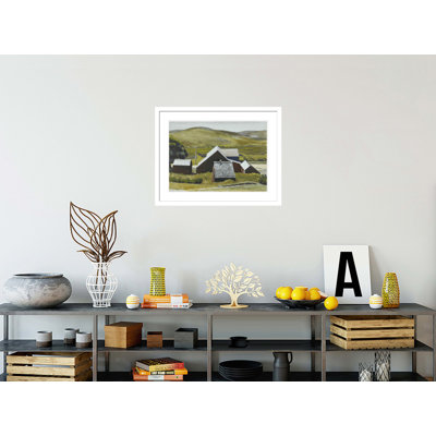 Roofs of the Cobb Barn by Edward Hopper -Framed Giclee Print