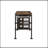 Weathered Oak & Black Finish Writing Desk