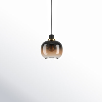 Chittering Single Light Glass Dimmable Pendant