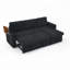 Canapé-lit coulissant de 85 po de largeur avec table rétractable et éclairage à DEL, ports de chargement USB et porte-gobelets-261269311