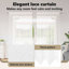 Curtains With Curtains Floral White Polyester-100930309