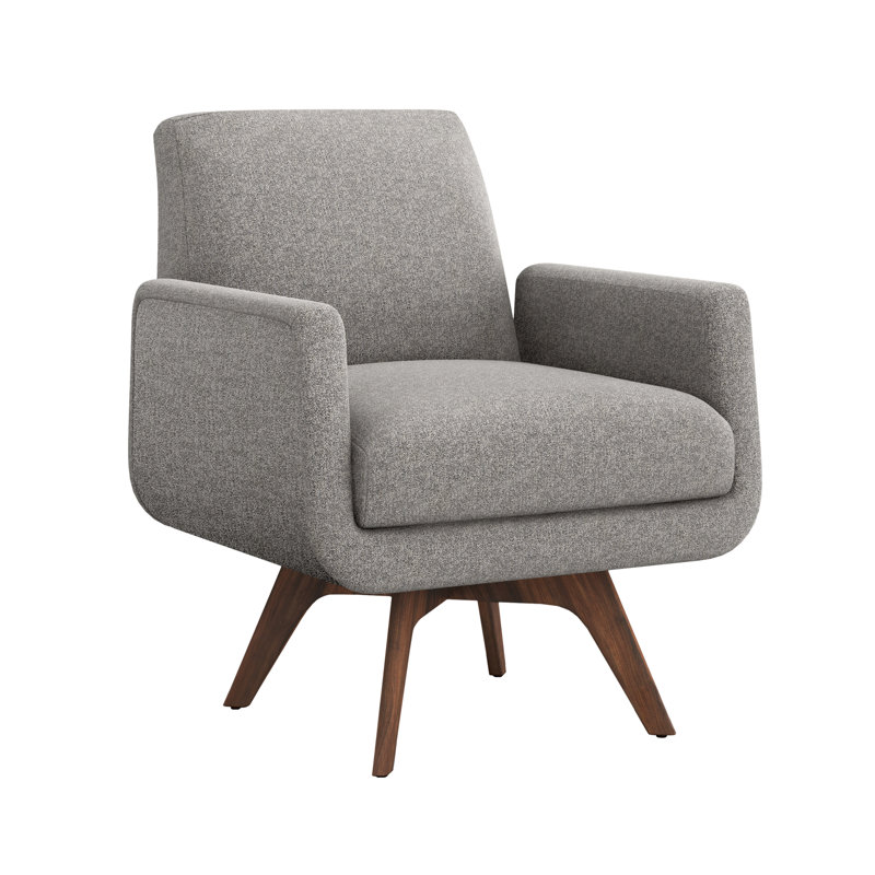 Landon Armchair, Walnut, Pure Acrylic