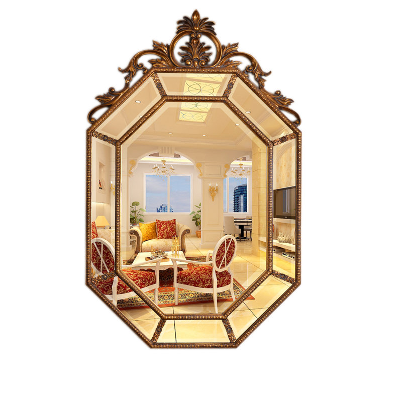 Deardra Solid And Engineered Wood Convex Mirror