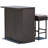 Cahmari 2 - Person Patio Dining Set with Rectangular Table , Cushions Included-306024913