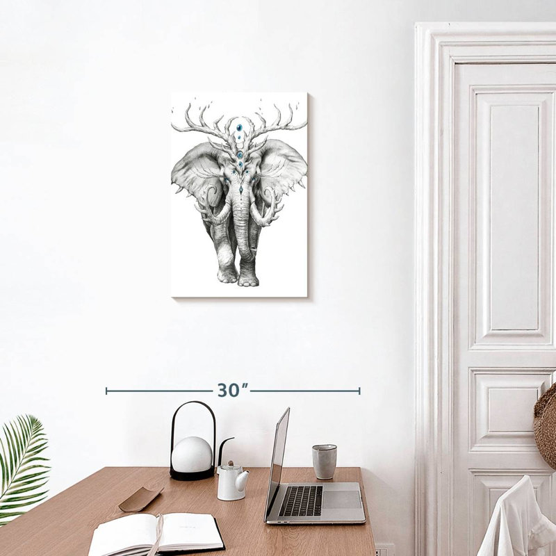 Âme d'éléphant Brampt, H 24 po x l 16 po