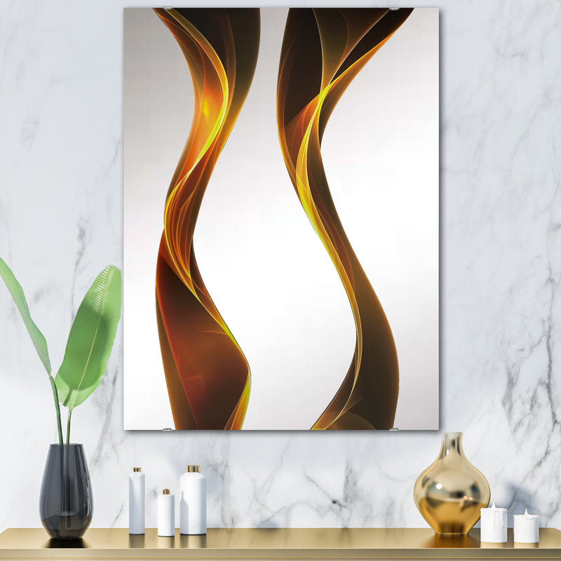 Miroir mural droit et moderne, H 24 po x l 32 po