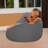 Bean Bag Chair for Kids, Teens, and Adults - Filled with Soft Beads, Includes Removable and Machine Washable Cover - Multiple Colors, Sizes and Fabrics including Soft Nylon & Canvas with Patterns-1782650931-1785356751