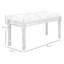 Polyester Blend Upholstered Bench