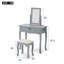 Gingras Dressing Table with Mirror-1603686082