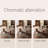 Beige sintered stone dining table set-113723014
