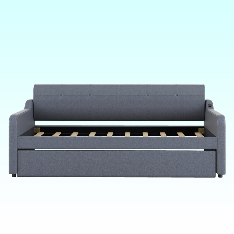 Upholstered Daybed, Gray