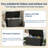 320 Gallon Outdoor Deck Box, Lockable Waterproof Outdoor Storage Boxes For Garden Tools-134232336
