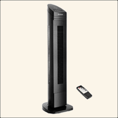 35" Black LED Digital Remote Control Tower Fan