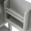 Meuble-lavabo avec lavabo, armoire de salle de bain avec porte, support de rangement et tablette ouverte-113448677