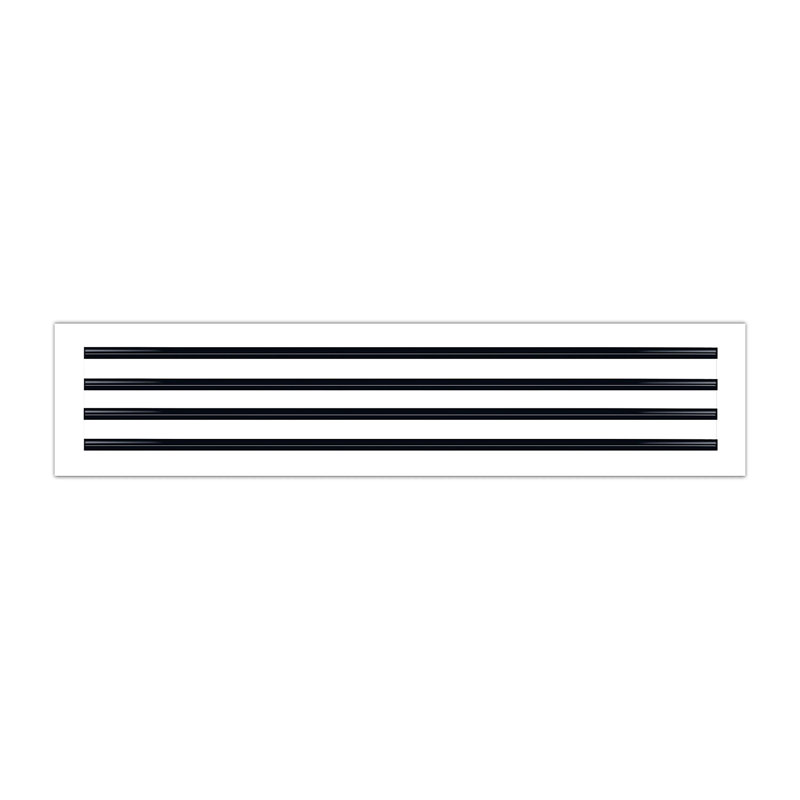 BUILDMART - 36x8 Modern AC Vent Cover - Standard Linear Slot Diffuser - Register Grille / Size: 2" H x 8" W x 36" L