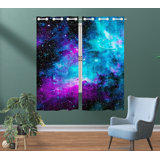 Polyester Room Darkening Curtain Pair