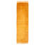 Tapis orange clair en laine noué à la main de conception unique 2 pi 8 po x 6 pi 9 po