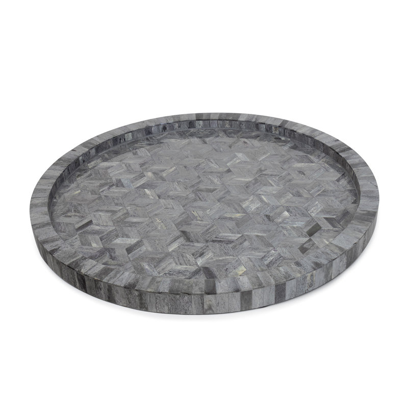 Petit plateau pour os Jullian (gris), Rond