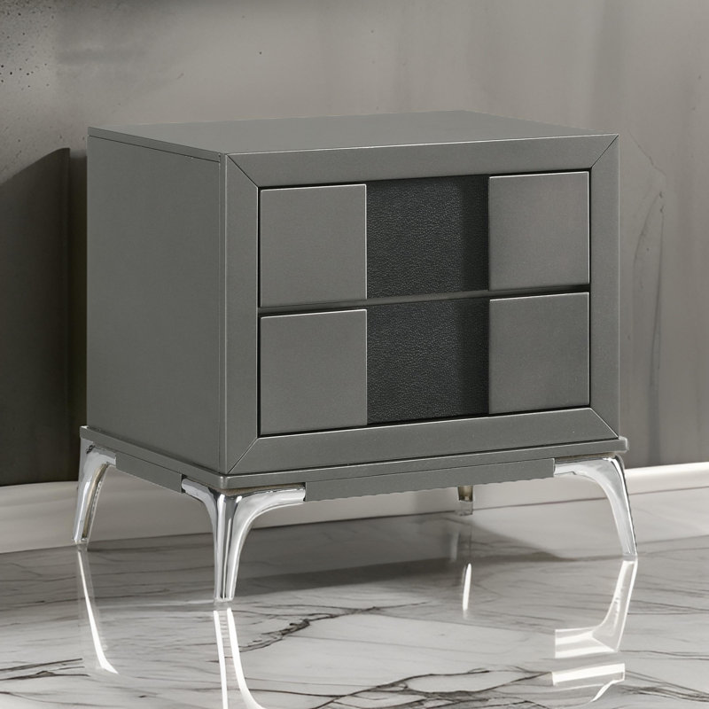 Rya 22.2'' W Metal Nightstand