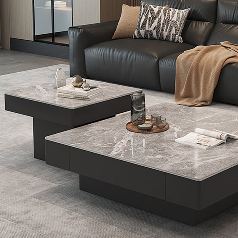 Table basse Light Luxury, H 15 po x L 39,4 po x l 39,4 po