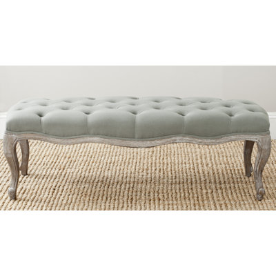 Fleur Upholstered Bench by House of Hampton