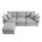 Luxurious Down Filled Convertible Sectional Sofa With Reversible Chaise And Modular Design
