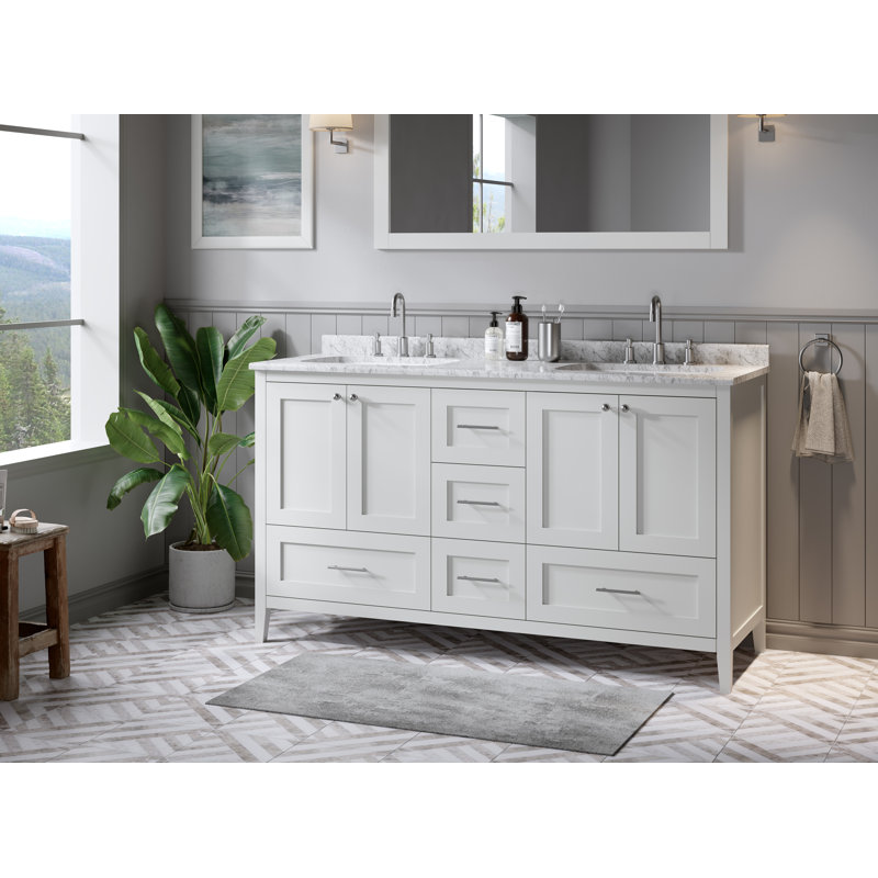 Ensemble de meuble-lavabo double 60 po Chrisna