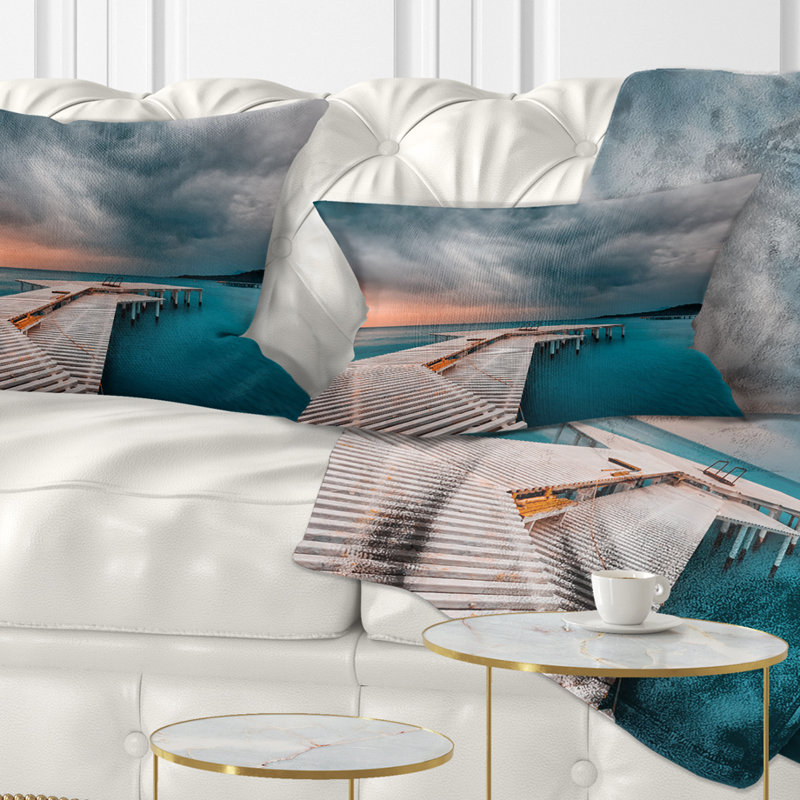 Coussin lombaire "à la mer"