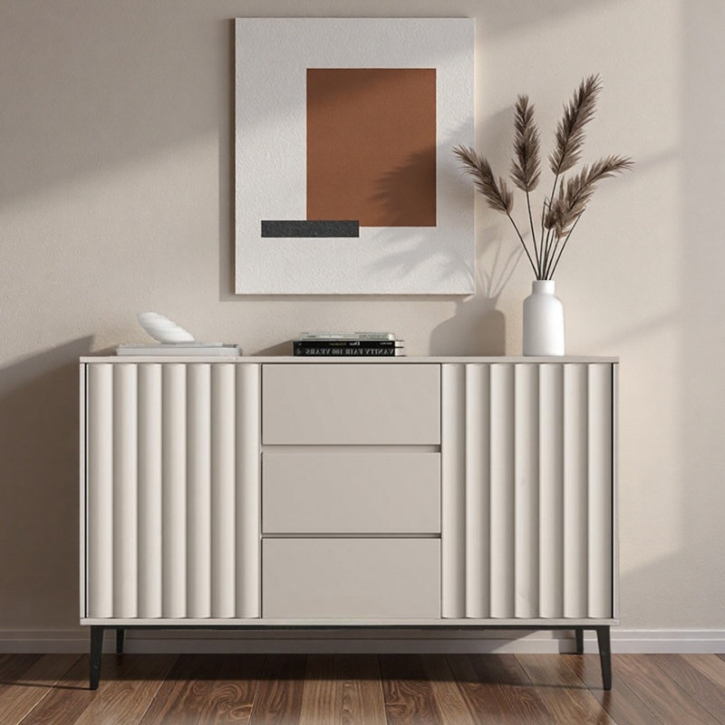 Armoire d'entrée moderne et minimaliste, H 33,5 po x l 47,2 po x P 15,7 po