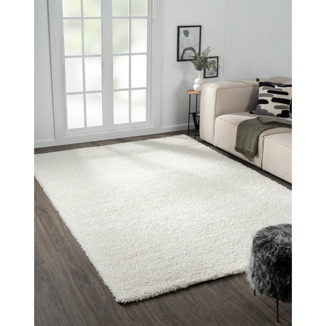 Shaggy-Teppich Lush in Creme