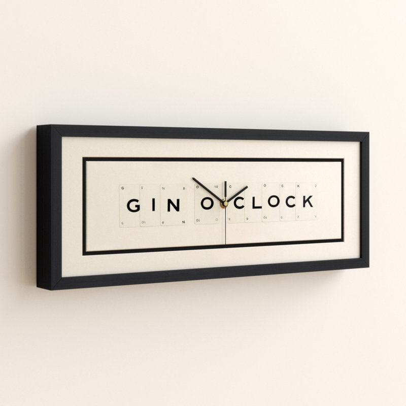 Bibeau Wood Wall Clock