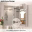 Armoire à pharmacie sans cadre 24 H x 15 avec porte miroir pour rangement mural encastré ou en surface-2126912335-2077158191