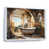 White Floater Framed
