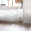 Tapis blanc à poils longs Haja Fluffy-55218867