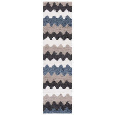 Calico Shag Performance Abstract Rug