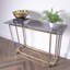 Adetutu 400cm Glass Top Console Table