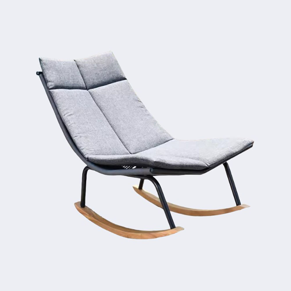 Comfort Zone Furniture.e Rattan Rocking Chair Chaise Lounger Home Chair ...