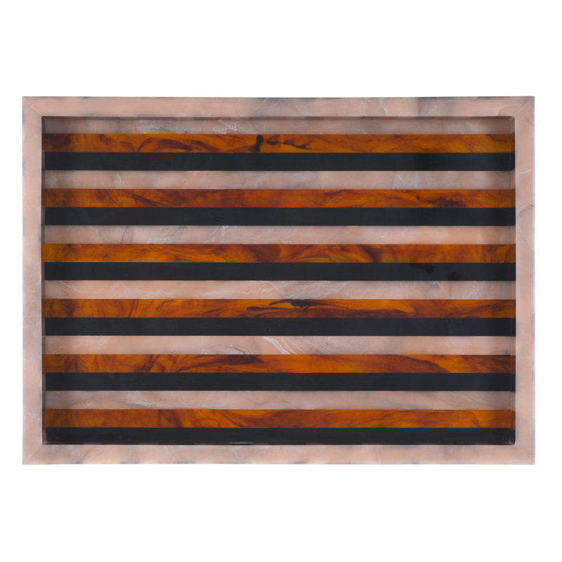 Ina Resin/Mdf Rectangle Tray
