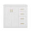 Ensemble de meuble-lavabo 36 po avec lavabo en céramique 36 po, meuble-lavabo indépendant équipé de 3 tiroirs-599315240-599315246