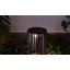 Sawara 12.5" Modern Minimalist Faux Rattan Integrated Indoor/Outdoor LED Solar Powered Lantern-115951210-115951211