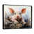 Black Floater Framed