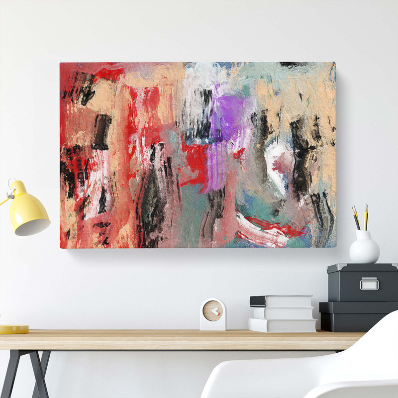 Abstract Art Painting Vol.281 - Wrapped Canvas, 40cm H x 60cm W x 3cm D