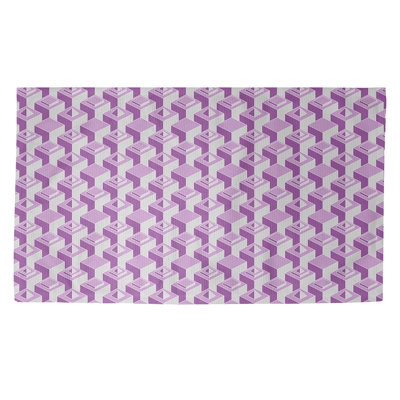 Gratte-ciels rose Tapis décoratif