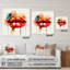 Red Lips Of Luxury I - Art mural acrylique tendance-1717457870