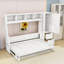 Lit escamotable en bois avec 2 tablettes et 2 tiroirs Tandie-1660981311-1660981314