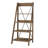 68" H x 35" W 4-Tier Solid Wood Ladder Bookshelf-1829698795
