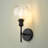 Aamin 1-Light Wall Sconce With Clear Glass-445357284