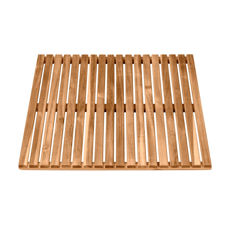 Bolinger Acacia Hardwood Non-Slip Bath Mat