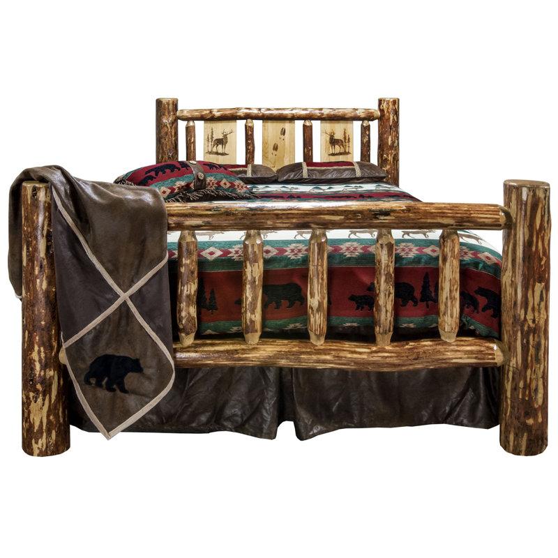 Jaymier Solid Wood Slat Bed, Queen
