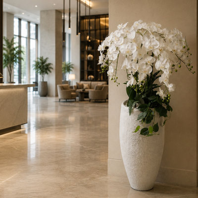 XL Commercial Artificial Plant Displays 150 cm H Faux Plant in Plastic Pot Liner